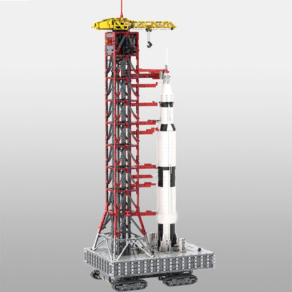 moc-60088 launch tower mk i for saturn v (21309/92176) with crawler - 2