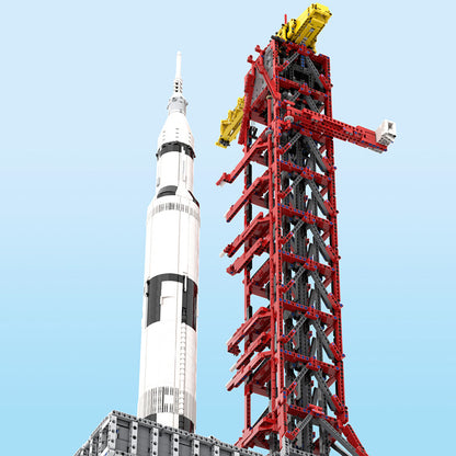 moc-60088 launch tower mk i for saturn v (21309/92176) with crawler - 4