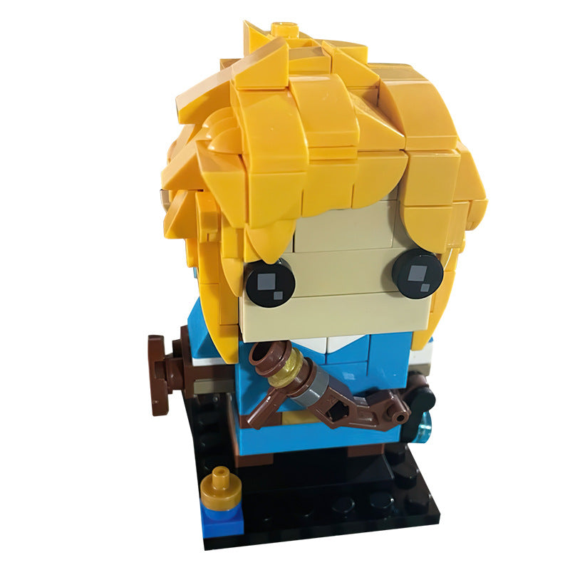 moc-61395 link brickheadz - zelda breath of the wild - 2