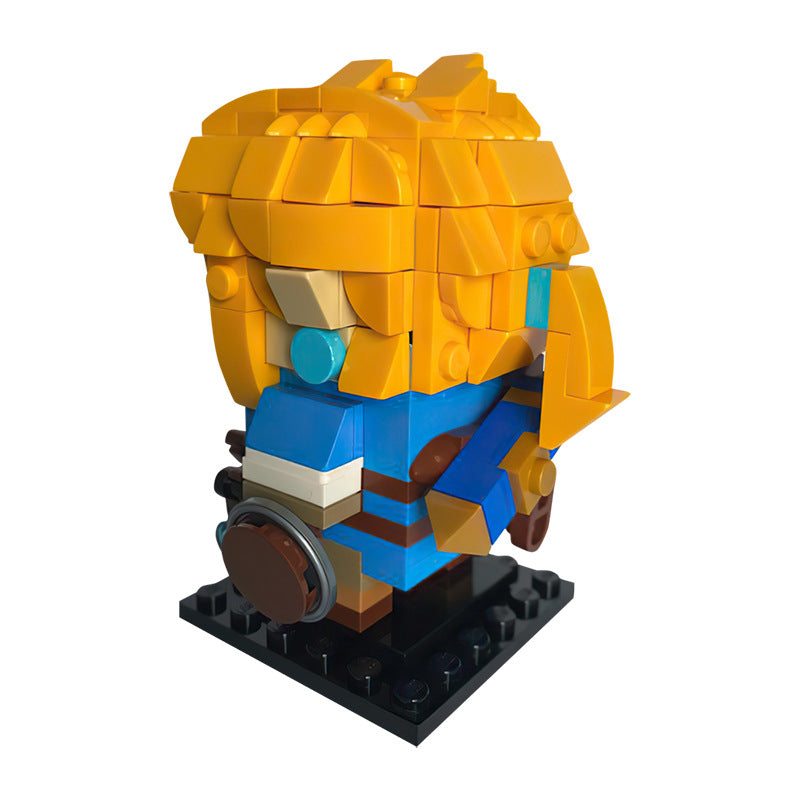 moc-61395 link brickheadz - zelda breath of the wild - 3