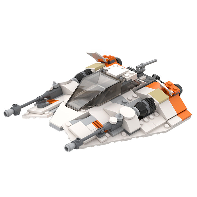 moc-61894 t-47 snowspeeder from star wars - 270 pcs - 1