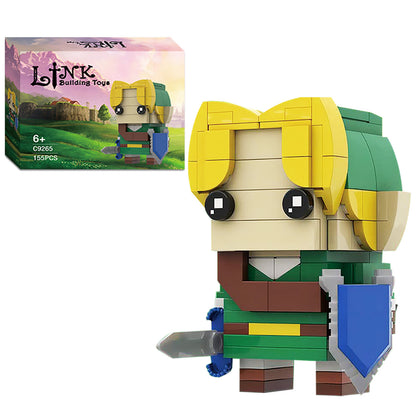 moc-62351 ocarina of time link - zelda game - 155 pcs - 1