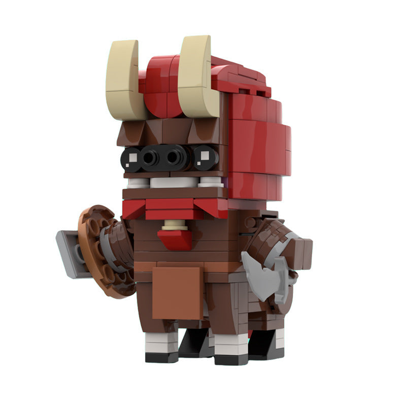 moc-63736 red lynel brickheadz from the legend of zelda: breath of the wild - 2