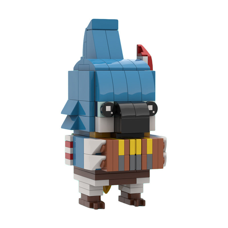 moc-63881 kass from the legend of zelda: breath of the wild - brickheadz -1