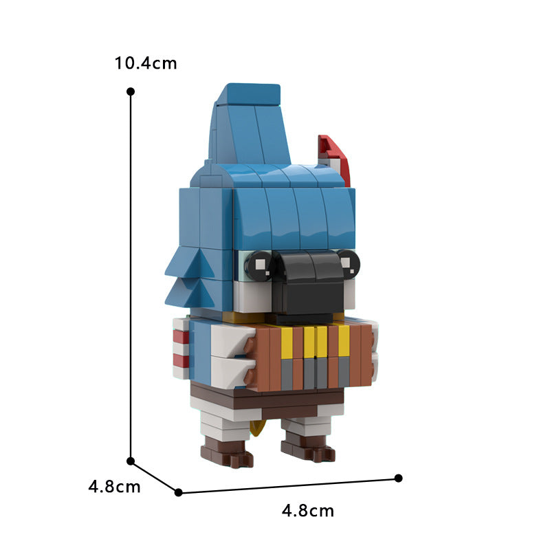 moc-63881 kass from the legend of zelda: breath of the wild - brickheadz - 2