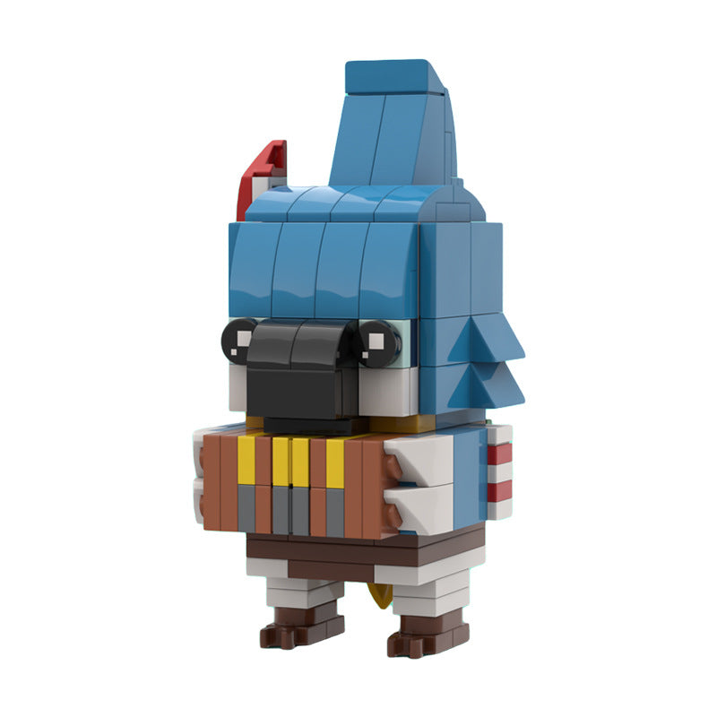 moc-63881 kass from the legend of zelda: breath of the wild - brickheadz - 3