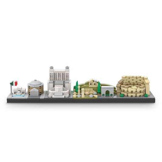 moc-65023 rome skyline block set - 373 pcs - 1