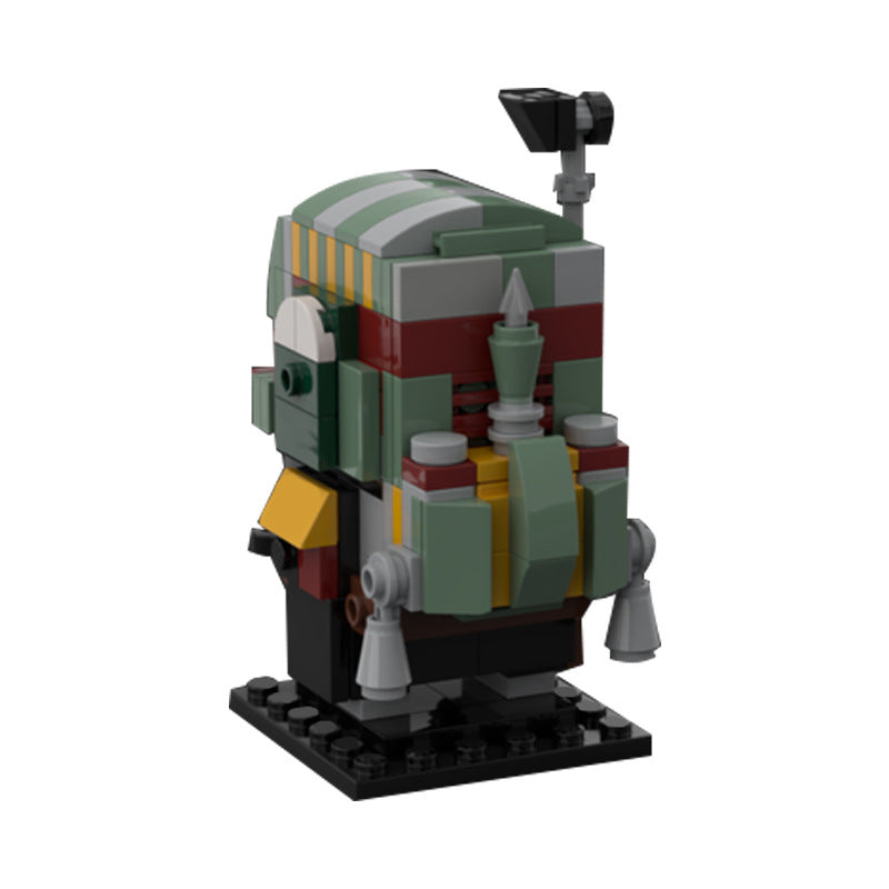 moc-65926 boba fett brickheadz - star wars the mandalorian season 2 - 2