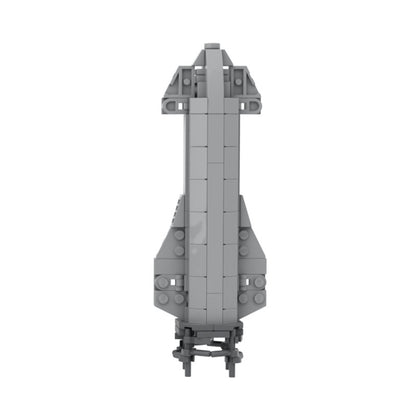 moc-66505 spacex starships and super heavy 1:320 scale - 719 pcs - 4