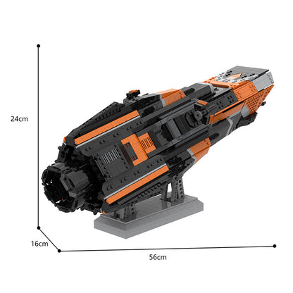 moc-66577 martian morrigan class patrol destroyer from the expanse - 5