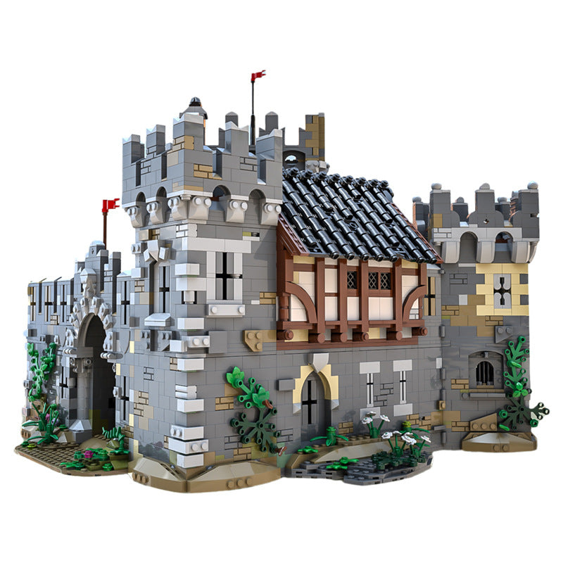 moc-68151 medieval architecture lion castle - 7543 pcs - 1