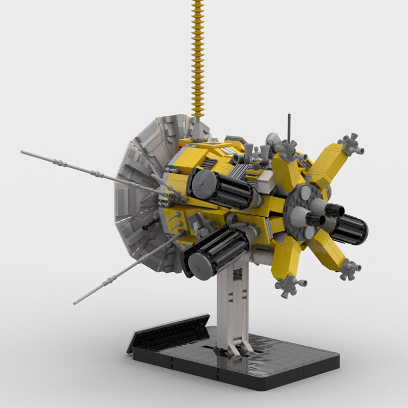 moc-68234 cassini huygens spacecraft scale 1:12 - 2096 pcs - 7