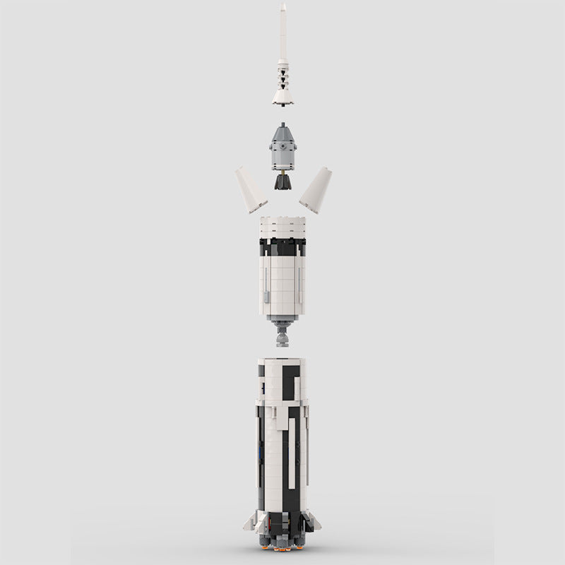 moc-68390 saturn ib - alternative build of 21309 - nasa apollo saturn v - 5