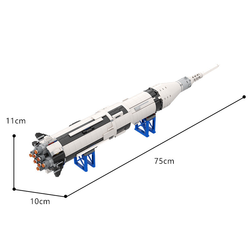 moc-68390 saturn ib - alternative build of 21309 - nasa apollo saturn v - 7