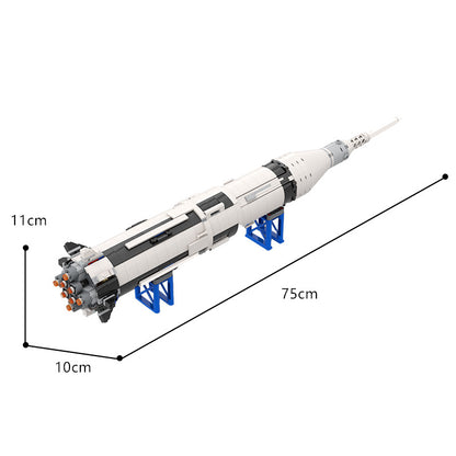 moc-68390 saturn ib - alternative build of 21309 - nasa apollo saturn v - 7