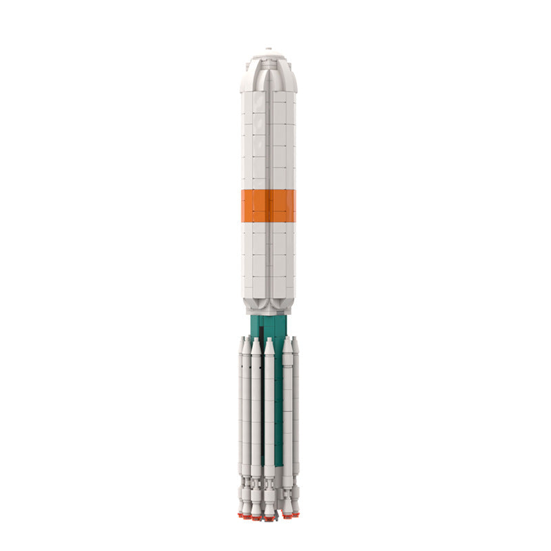 moc-71855 delta iii rocket - 1:110 scale - 593 pcs - 1