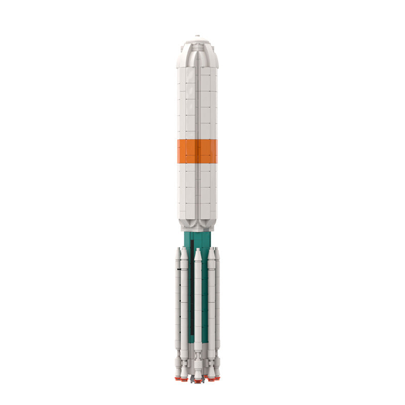 moc-71855 delta iii rocket - 1:110 scale - 593 pcs - 2