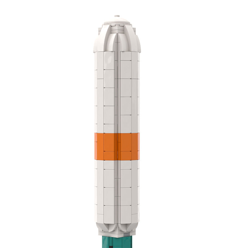 moc-71855 delta iii rocket - 1:110 scale - 593 pcs - 4