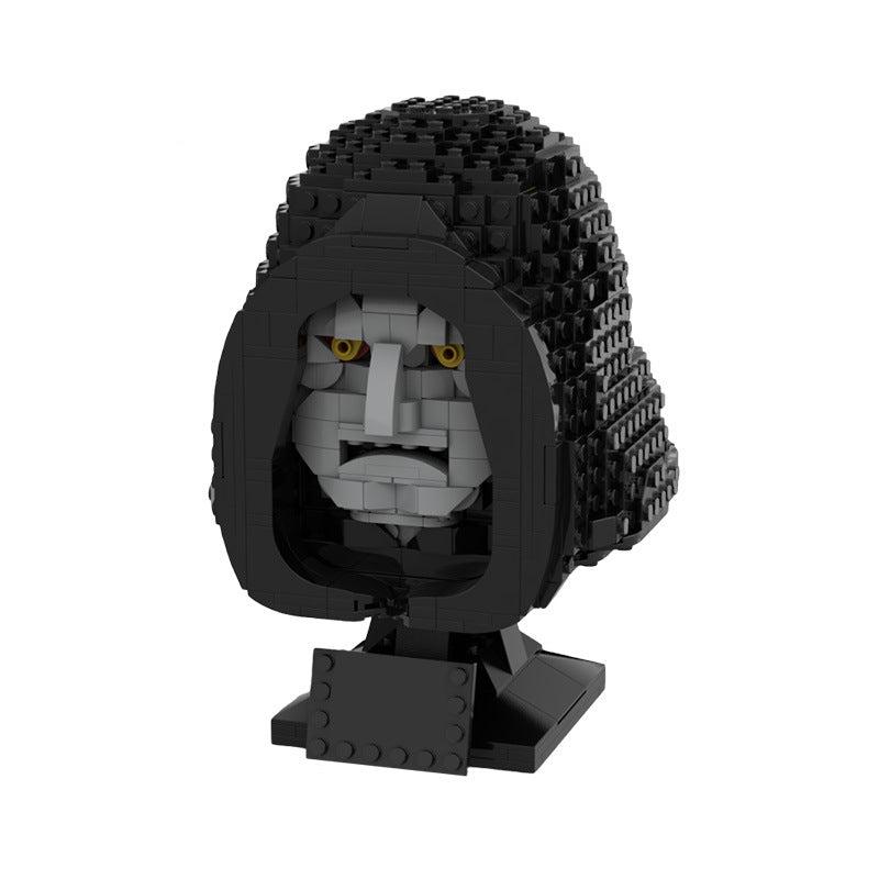 moc-72686 emperor palpatine bust - star wars helmet collection - 789 pcs - 1