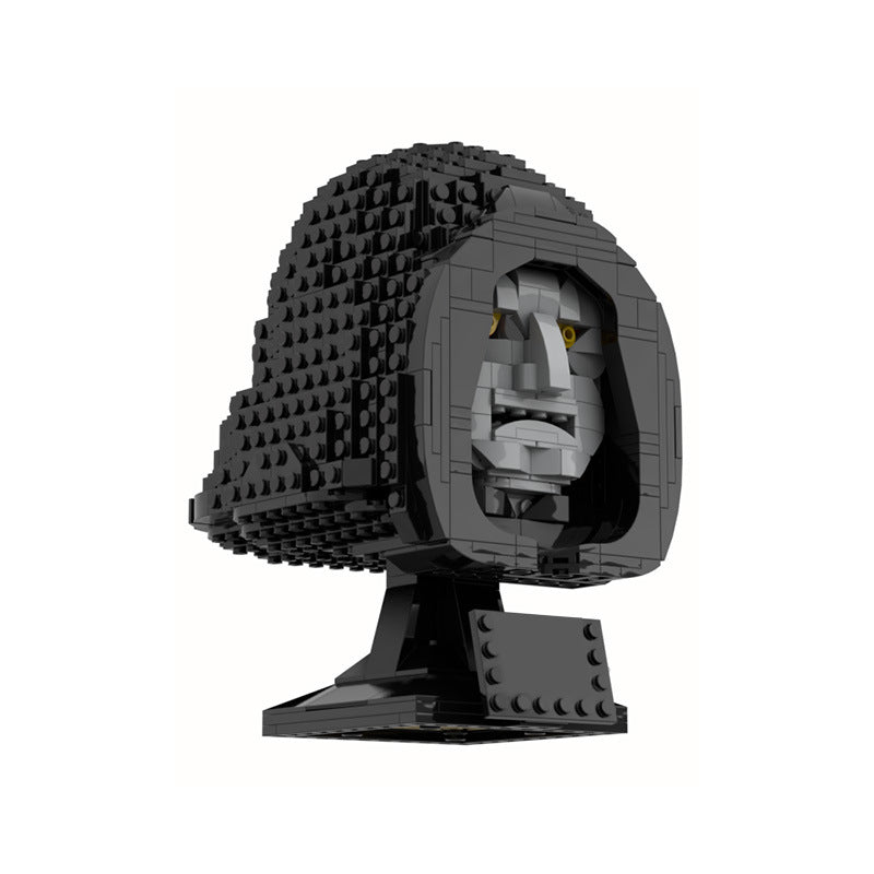 moc-72686 emperor palpatine bust - star wars helmet collection - 789 pcs - 2