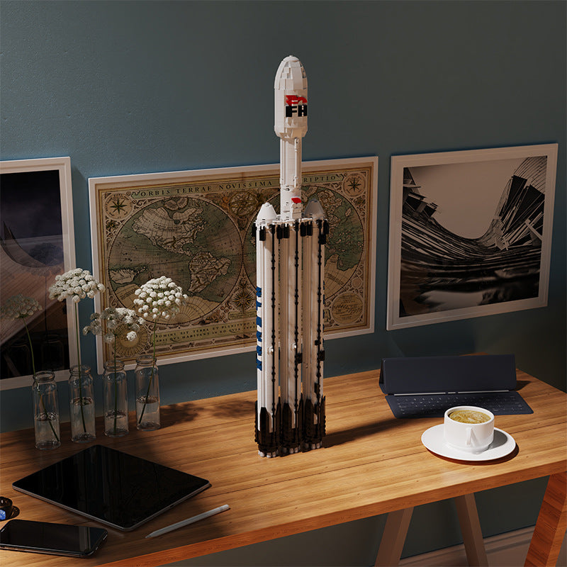 moc-73911 falcon 9 collector’s edition 1:110 scale - spacex - 1797 pcs - 10