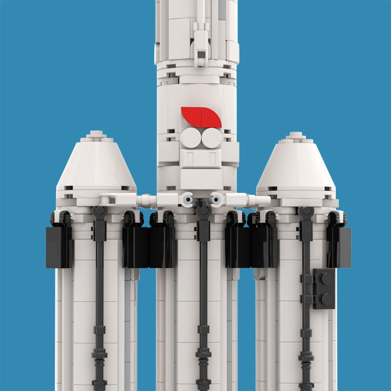 moc-73911 falcon 9 collector’s edition 1:110 scale - spacex - 1797 pcs - 6