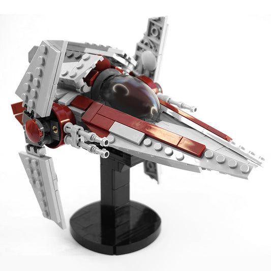 moc-74082 alpha-3 nimbus-class v-wing starfighter minifigure scale - 2