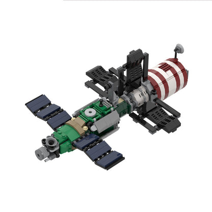 moc-74674 soviet space stations salyut 7 - 1:110 scale - 601 pcs - 4