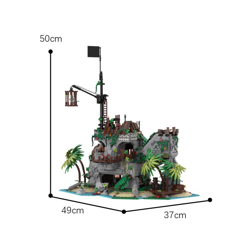 moc-77171 forbidden island 2979 pcs