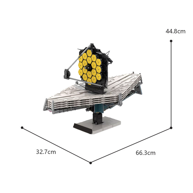 moc-77613 james webb space telescope (jwst) 1:25 scale - 4594 pcs -    3