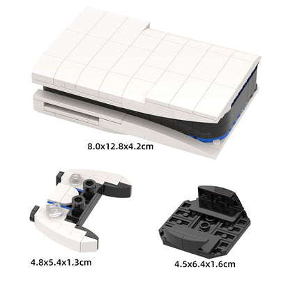 moc-79112 playstation 5/ps5 - handheld game console blocks set - 313 pcs -6