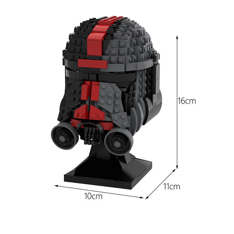 moc-80184 hunter - star war helmet collection - 638 pcs - 1