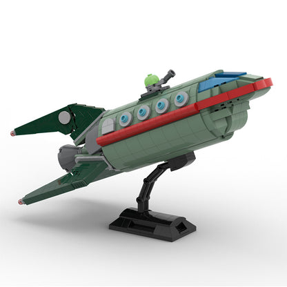 moc82707 planet express delivery ship from futurama - 628 pcs - 1