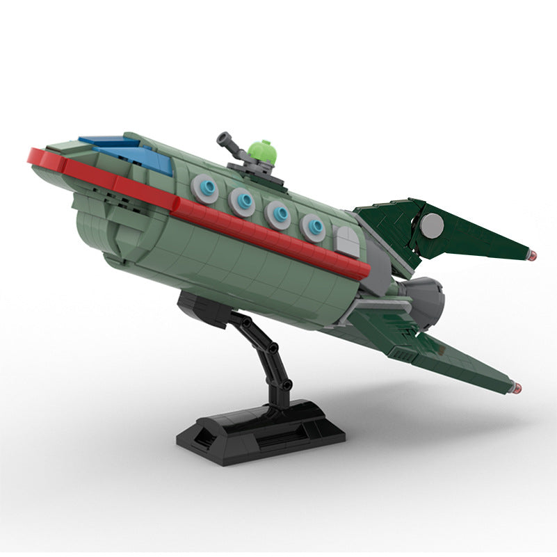 moc82707 planet express delivery ship from futurama - 628 pcs - 4