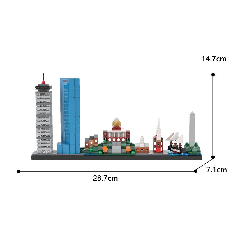 moc-83515 boston skyline 455 pcs