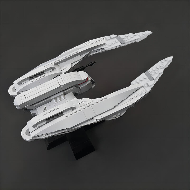 moc-85569 mk ii cylon raider - minifig scale - battlestar galactica -2