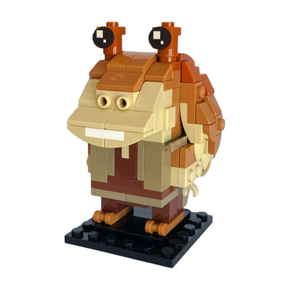 moc-86000 jar jar binks brickheadz from the star wars - 172 pcs - 3