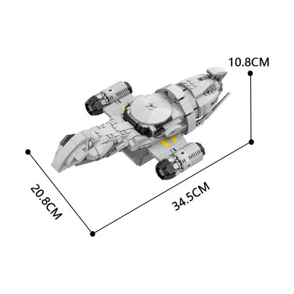 moc-87563 serenity spaceship from "firefly" and "serenity" - 914 pcs - 4