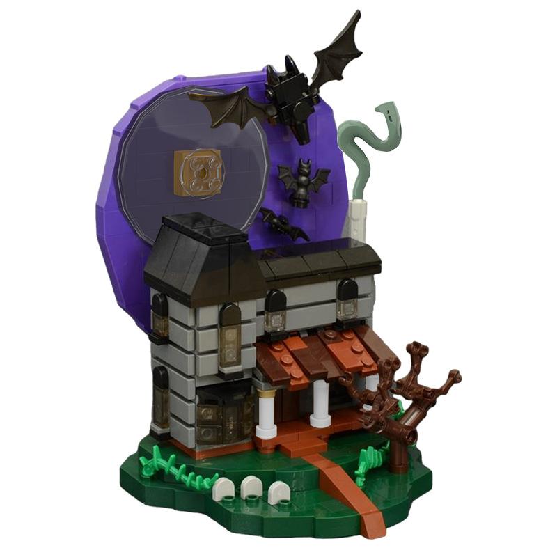 moc-89533 halloween: haunted house - 574 pcs - 5