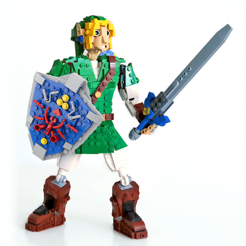 moc 90299 hero of time  the legend of zelda - 552 pcs - 1