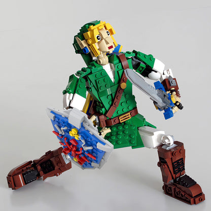 moc 90299 hero of time  the legend of zelda - 552 pcs - 5