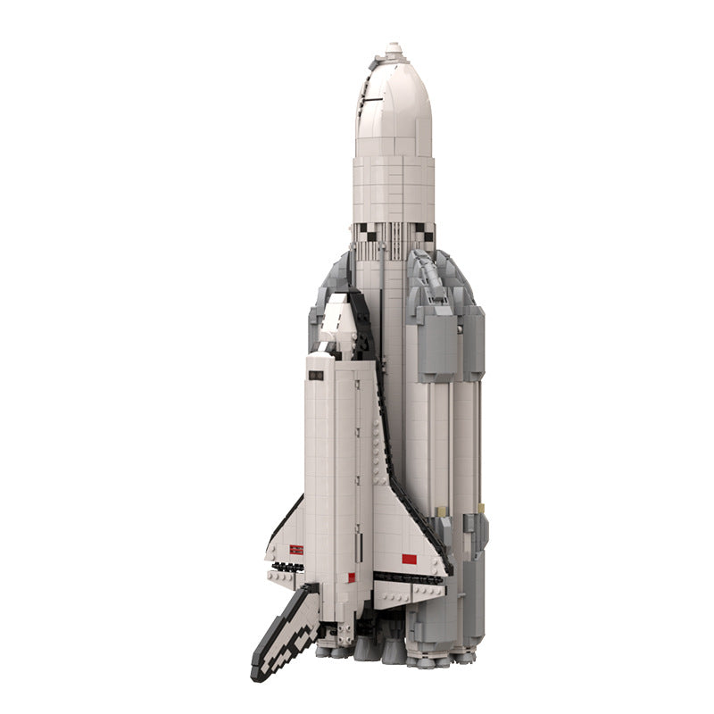 moc-91433 space rocket - 1:110 model of the buran rocket - 3844 pcs - 2