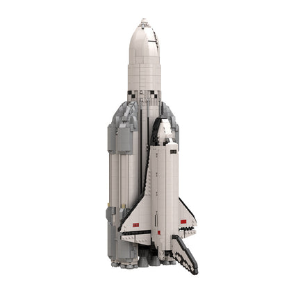 moc-91433 space rocket - 1:110 model of the buran rocket - 3844 pcs - 3