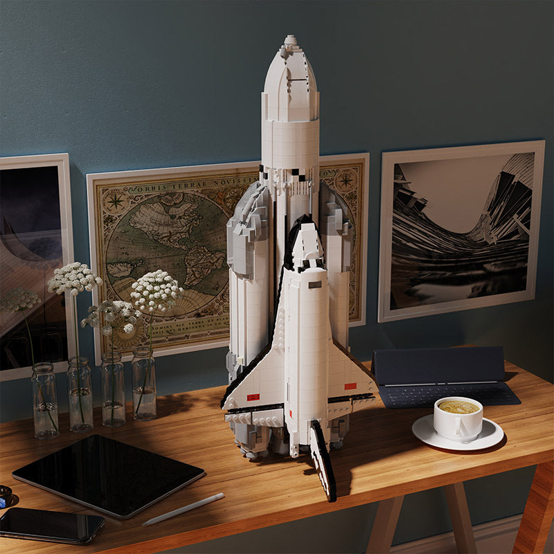 moc-91433 space rocket - 1:110 model of the buran rocket - 3844 pcs - 7