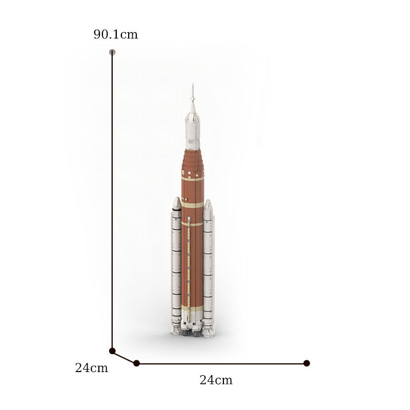 moc-92265 nasa space launch system family (sls) - 1:110 scale - 2786 pcs - 4