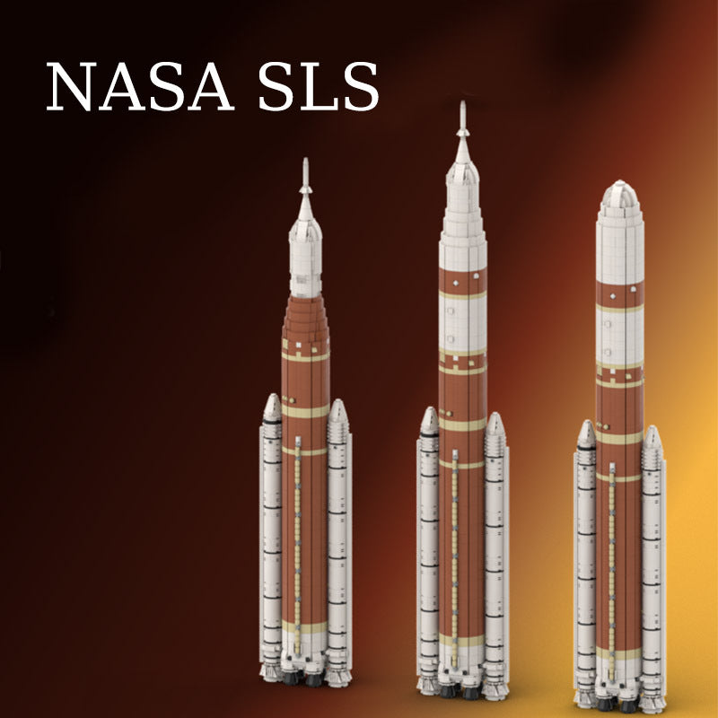 moc-92265 nasa space launch system family (sls) - 1:110 scale - 2786 pcs - 5