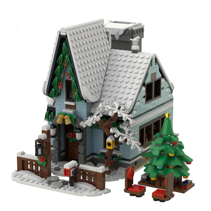 MOC-92758 Winter Cabin - Block Set - 1400 part - 1