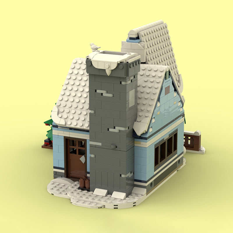 MOC-92758 Winter Cabin - Block Set - 1400 part - 3