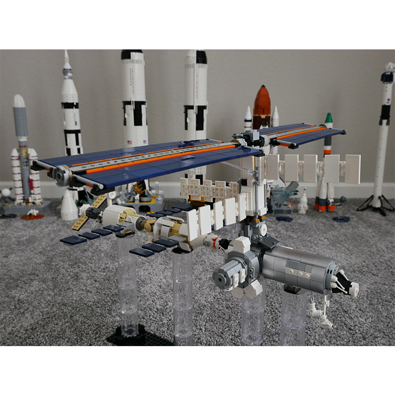 moc-93305 international space station - 1:110 scale - historical timeline 2021 - 4