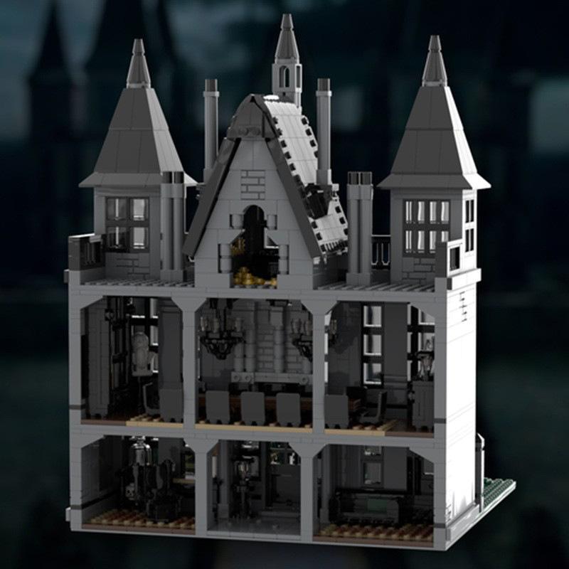 moc-94689 malfoy manor - harry potter block set - 1812 pcs - 2